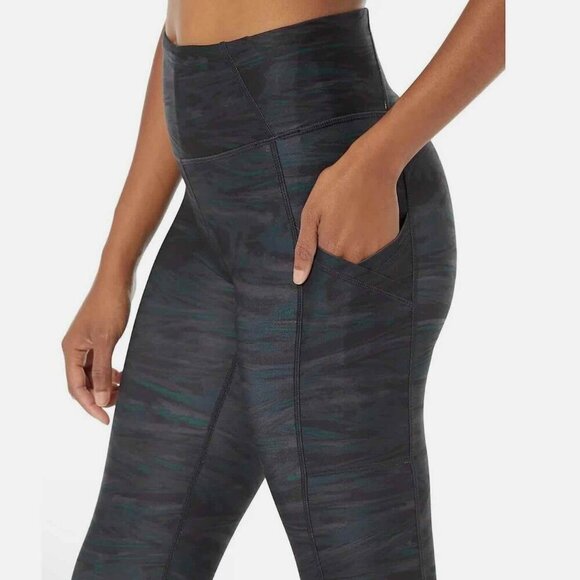 prAna Travertine Leggings & Sports Bra Women’s Small Green Blue Camo - Picture 6 of 14